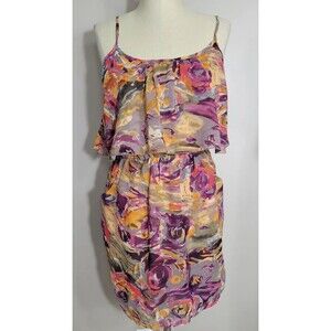 NWT  Bar III Summer Dress Size M Adjustable Straps   Pockets!